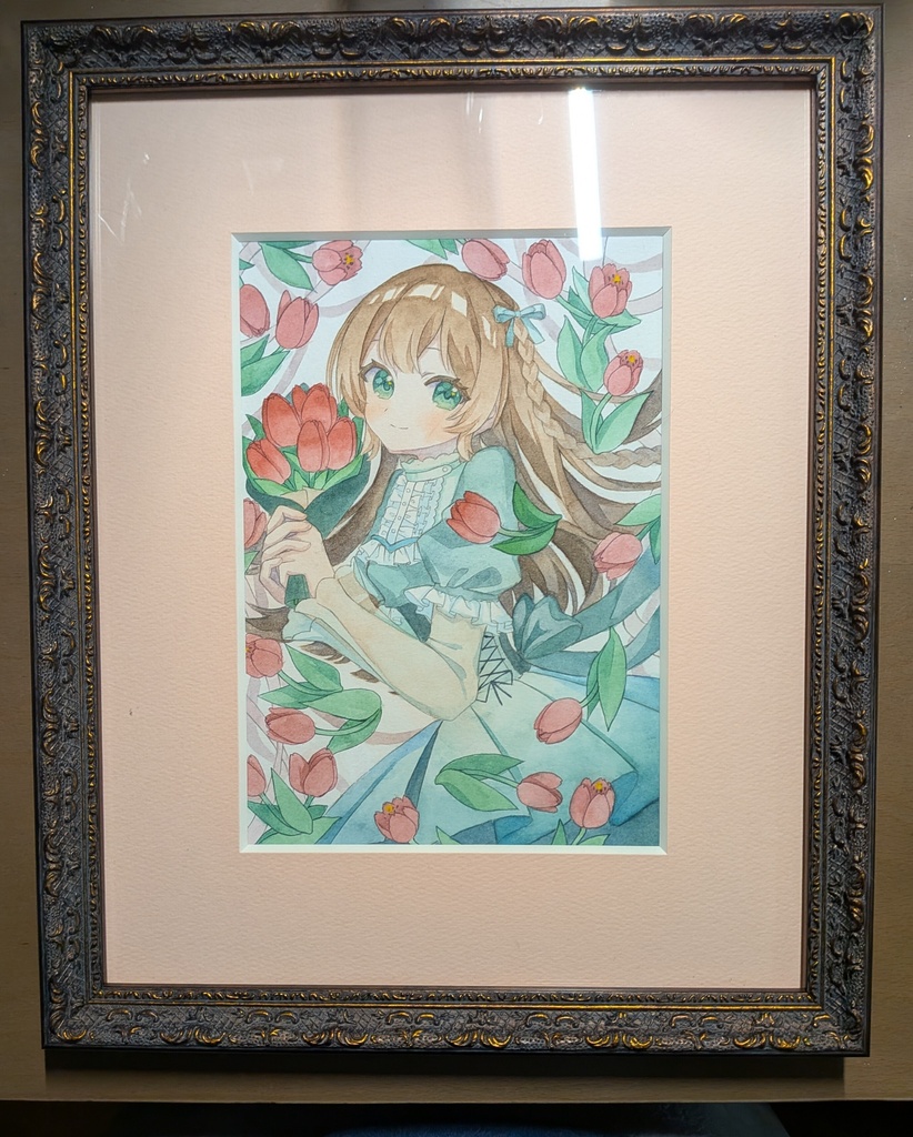 額装作品『花と踊る』