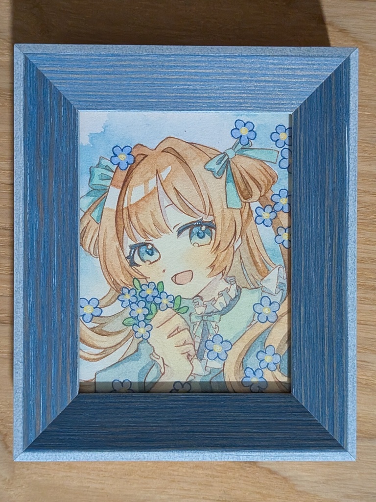 額装作品『花の記憶』