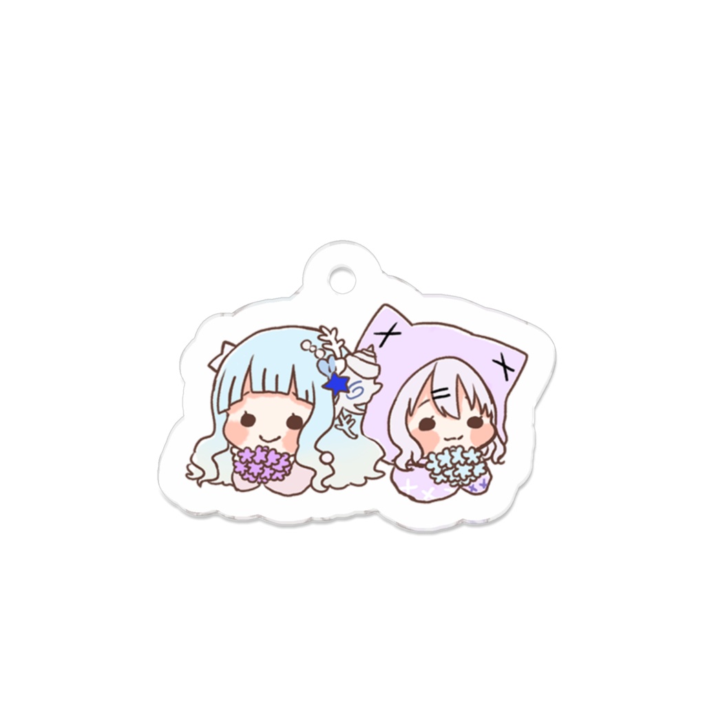 ARUMO 1周年記念グッズ アクリルキーホルダー(花束Ver)
