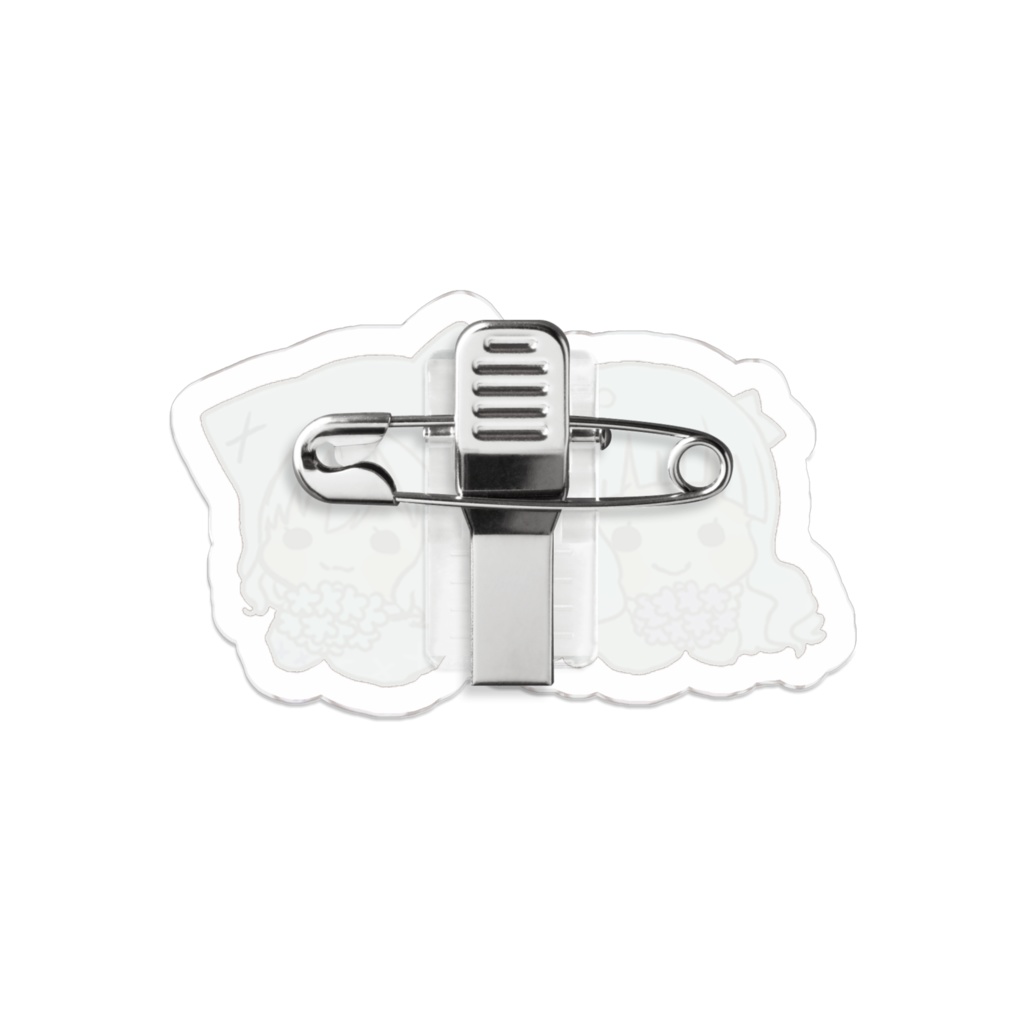 ARUMO 1周年記念グッズ アクリルバッジ(花束Ver)