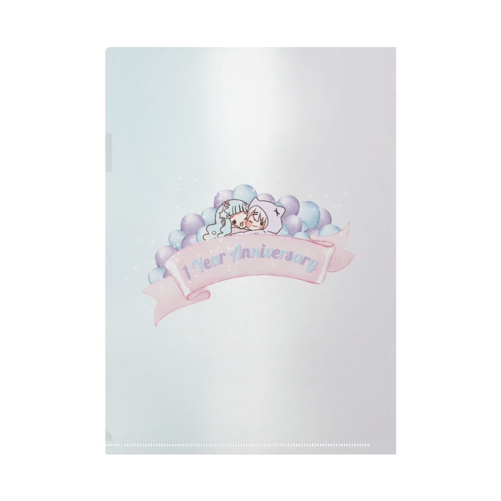 ARUMO 1周年記念グッズ クリアファイル