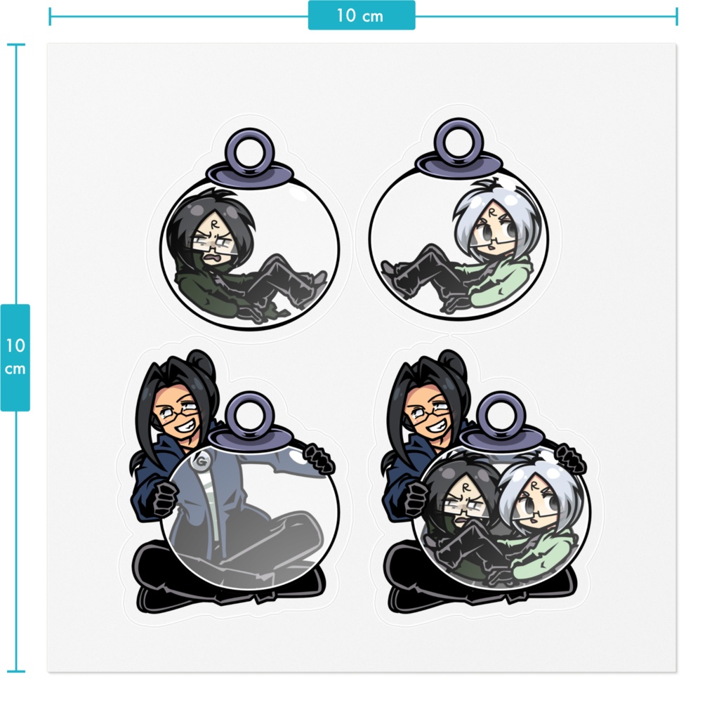 瓶詰ステッカー