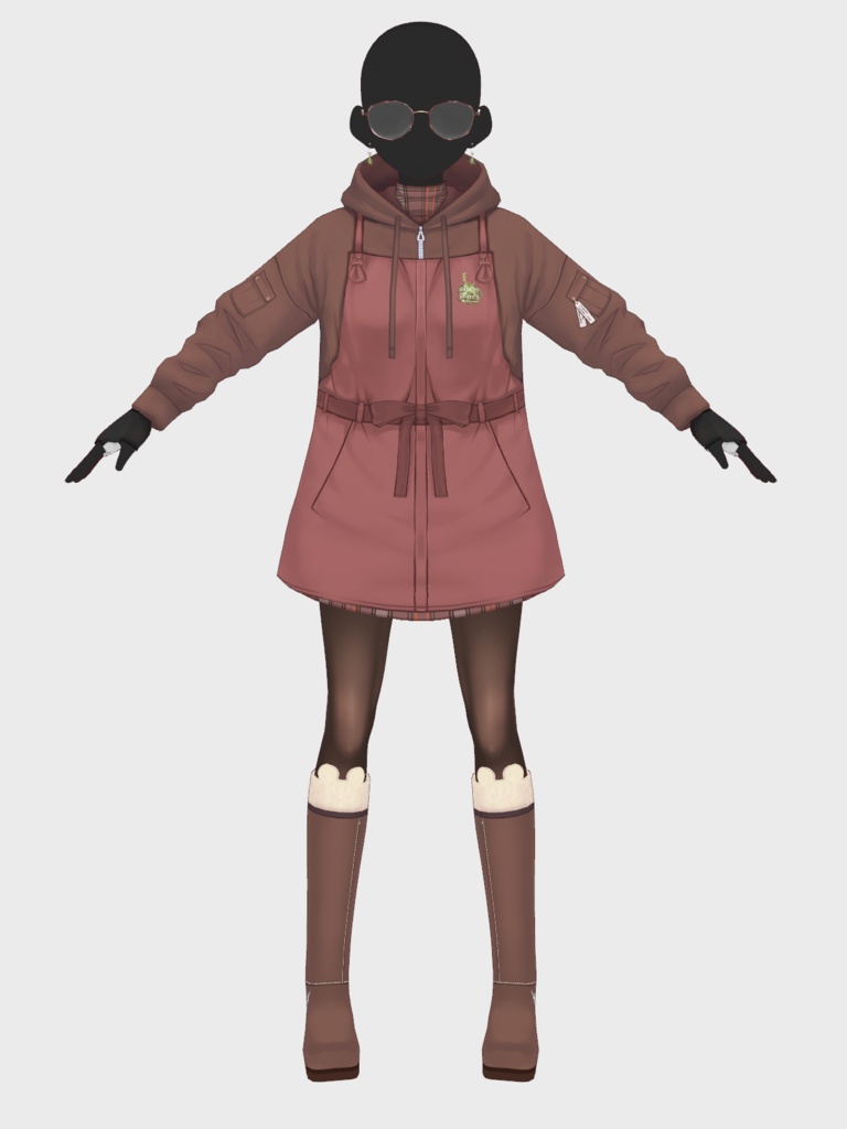 【VRoid】ボタニカルベアーウェア