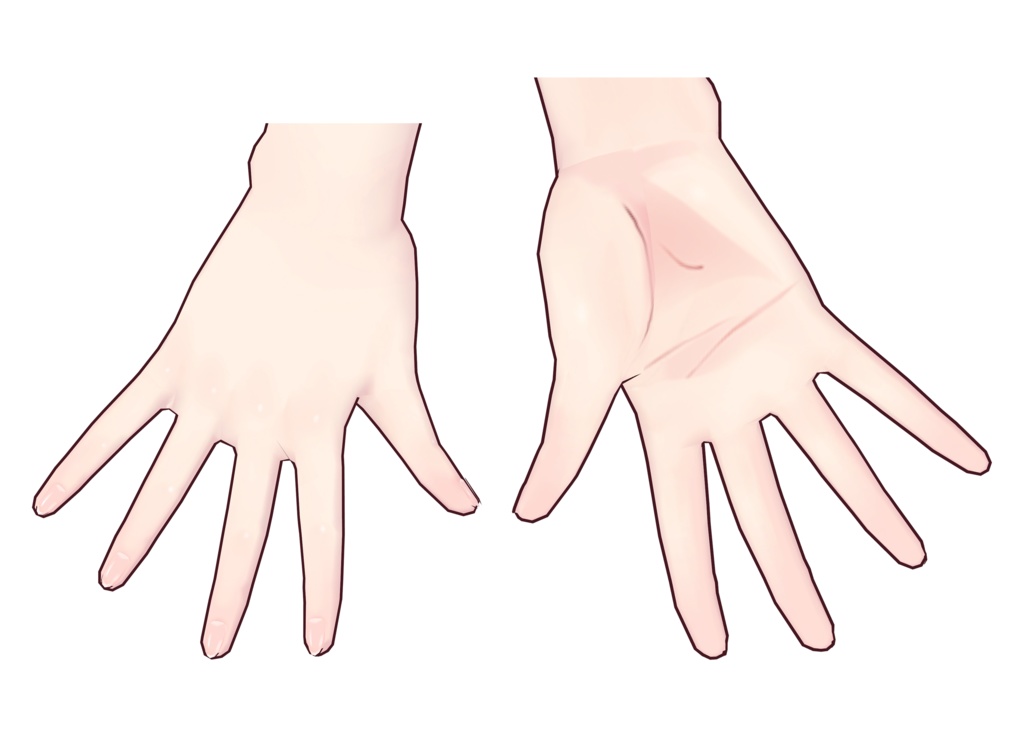 【VRoid】女性用 肌テクスチャ VRoid Body Textures