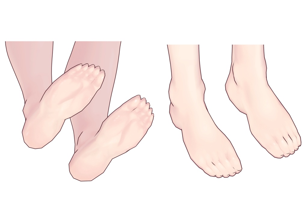 【VRoid】女性用 肌テクスチャ VRoid Body Textures