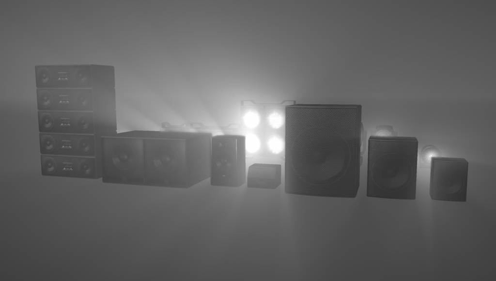 【Unity】スピーカー、ライト(照明)セット