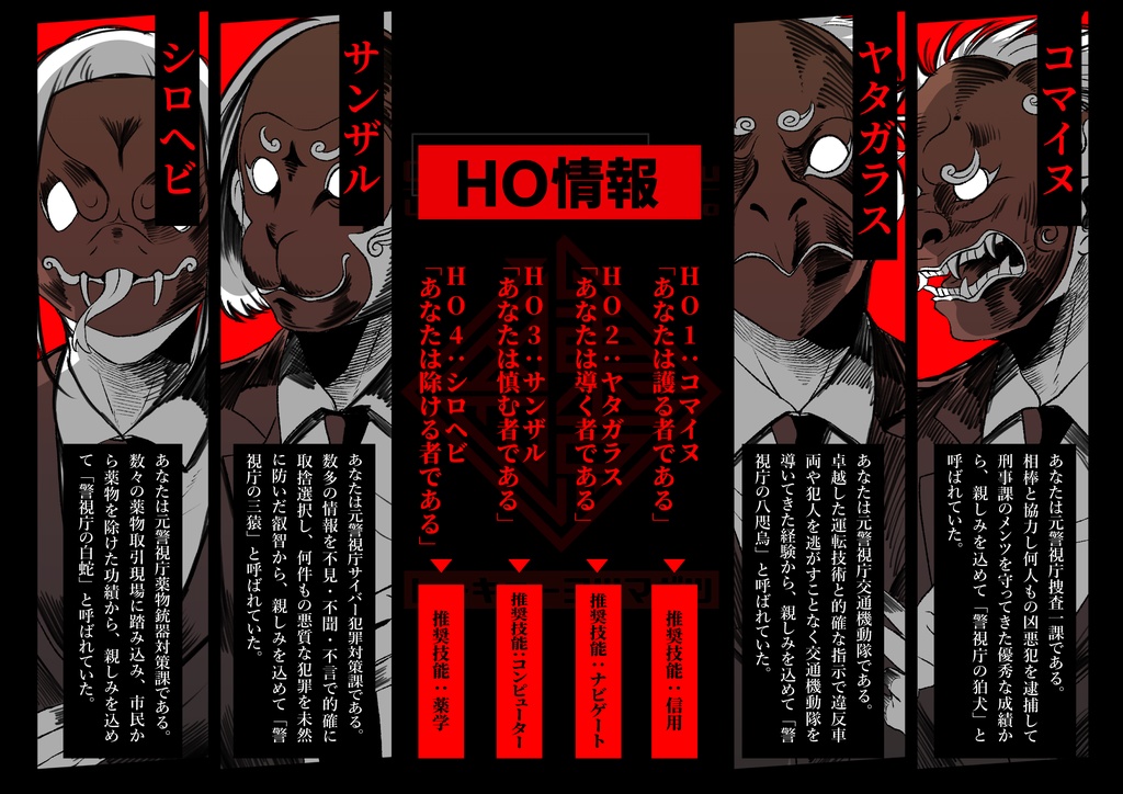 【CoCシナリオ】東京四凶(トーキョーヨツマガツ)SPLL:E110319