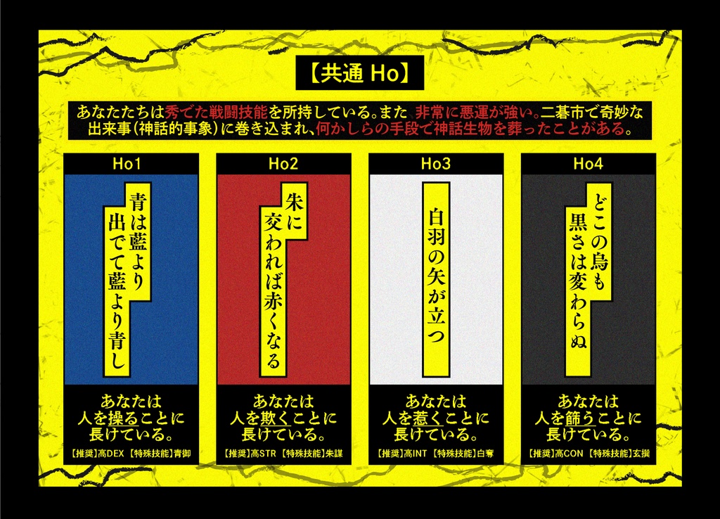 【CoCシナリオ】てんで駄目な雷鳴だ SPLL:E190482