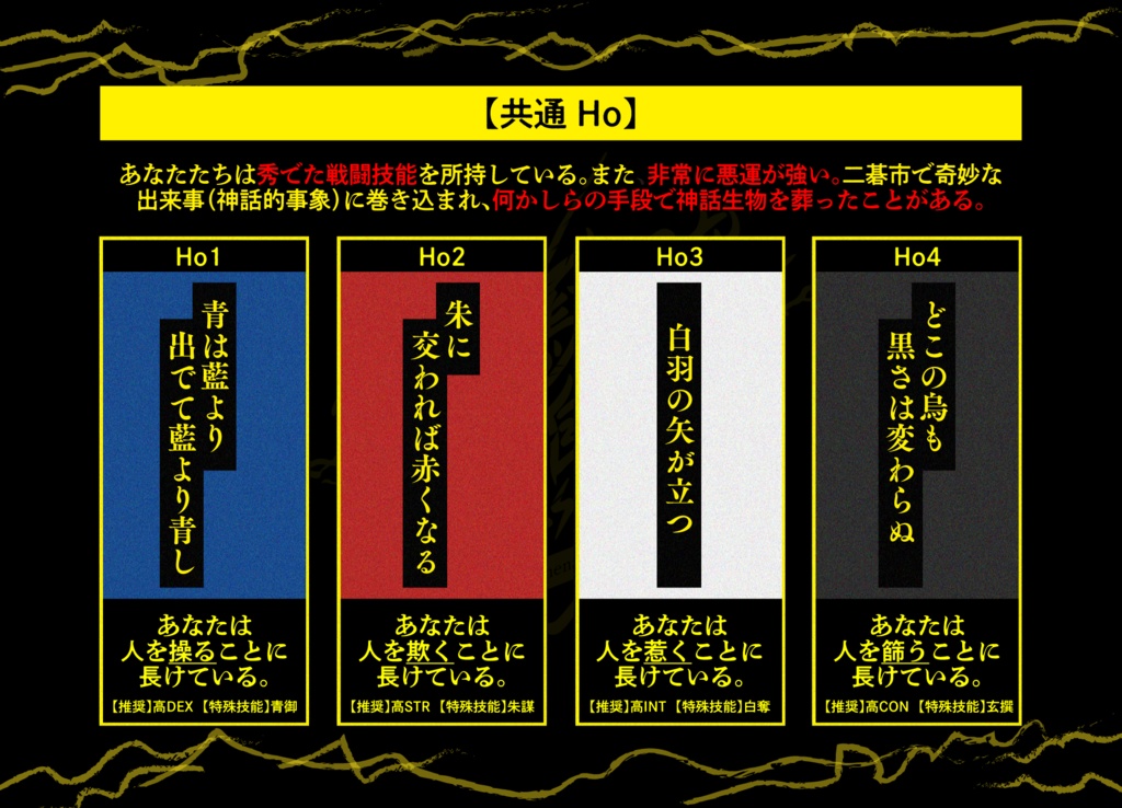 【CoCシナリオ】てんで駄目な雷鳴だ SPLL:E190482
