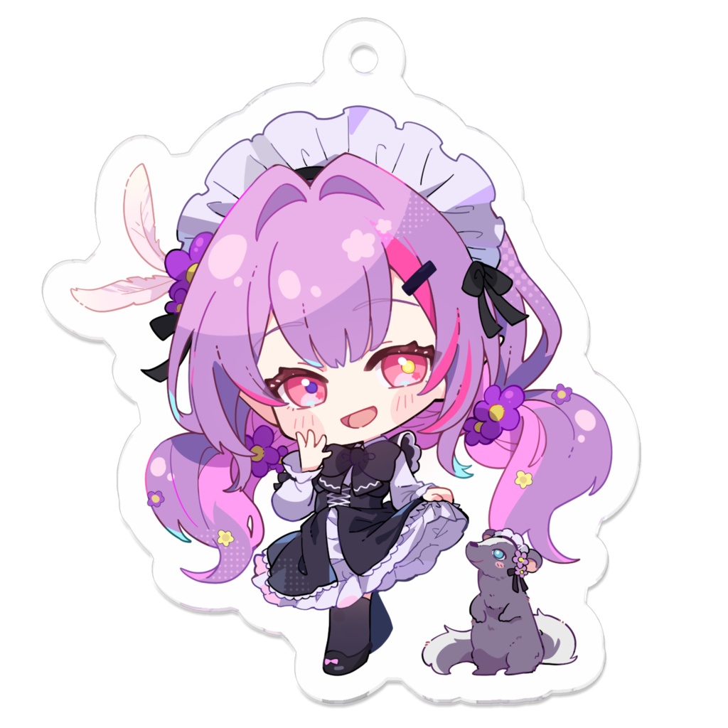 【藍咲にあ】アクリルキーホルダー