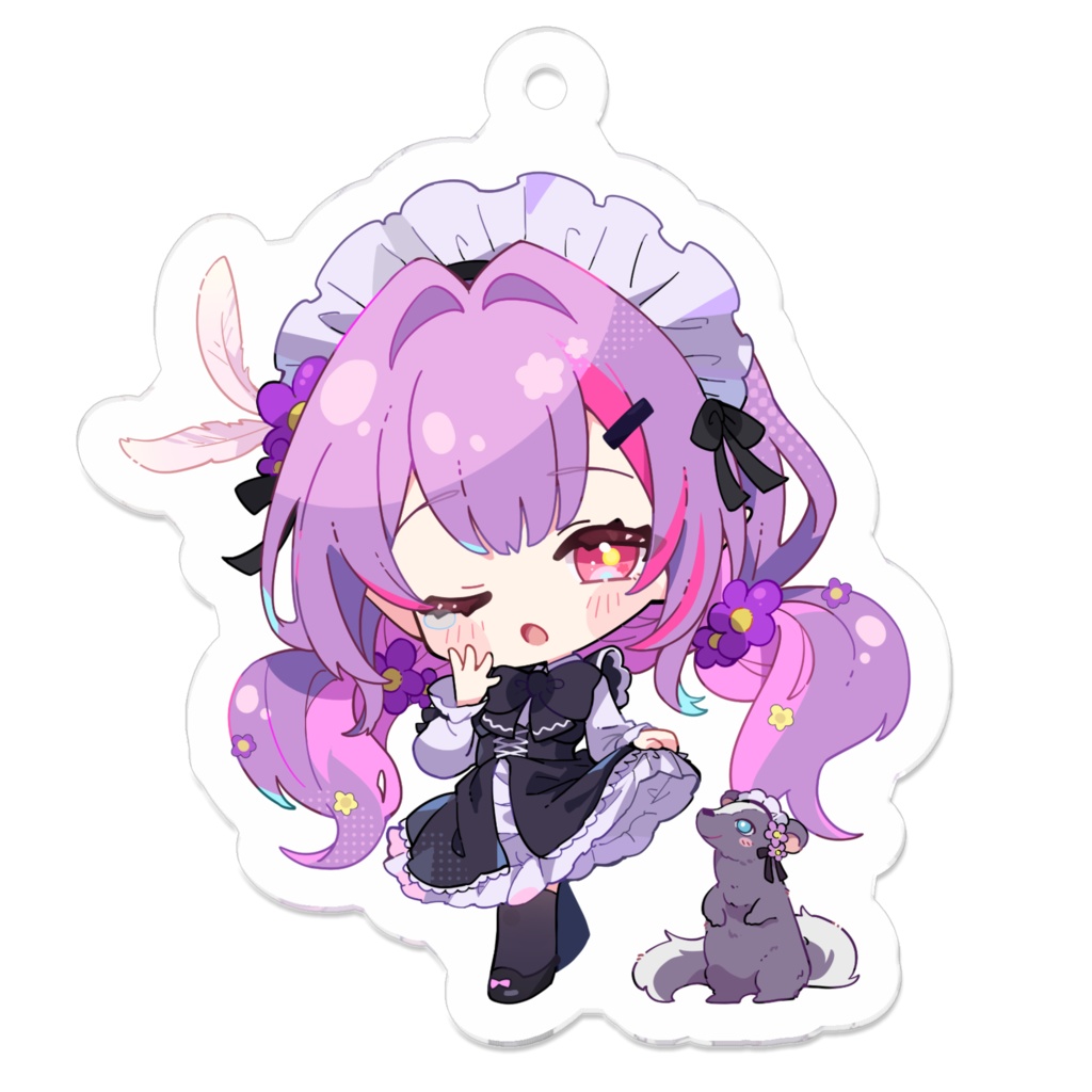 【藍咲にあ】アクリルキーホルダー