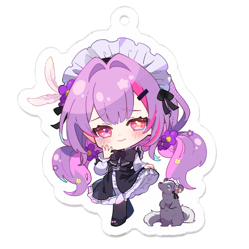 【藍咲にあ】アクリルキーホルダー