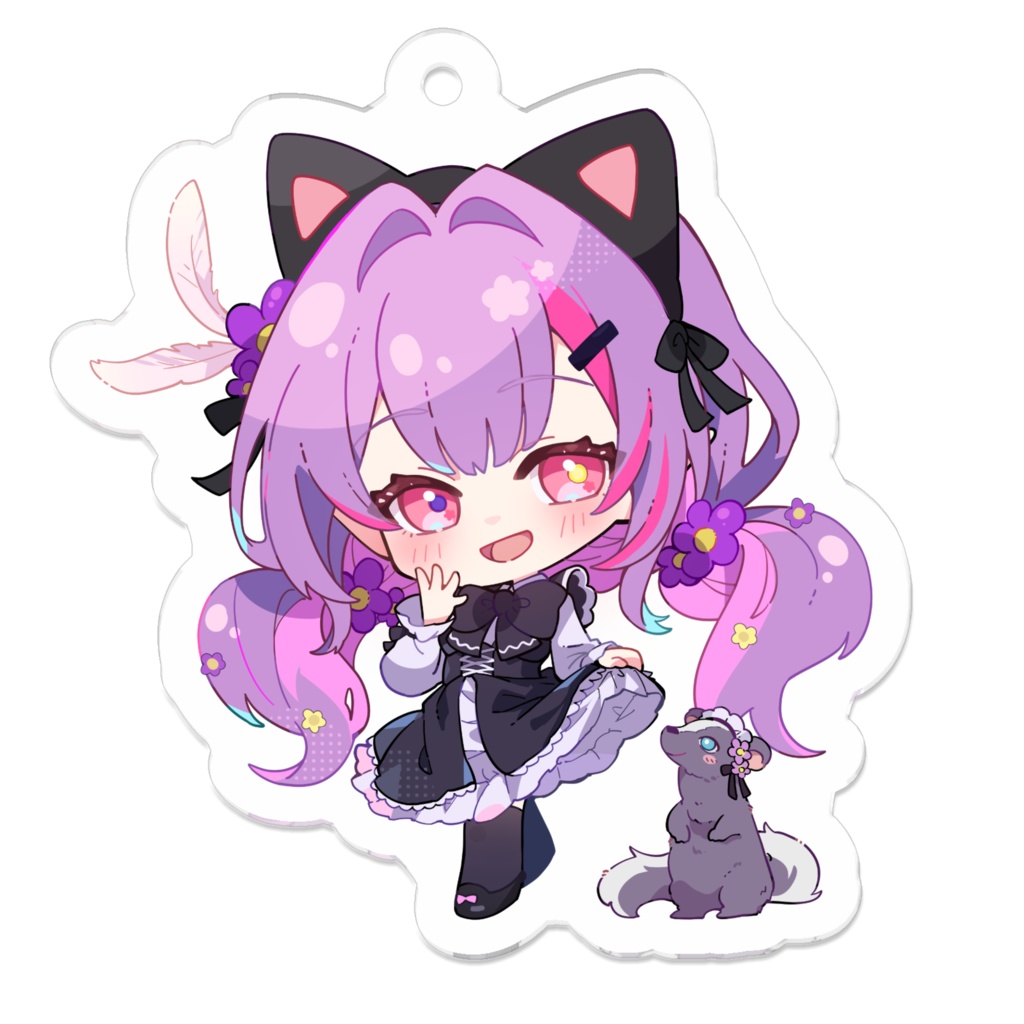 【藍咲にあ】アクリルキーホルダー