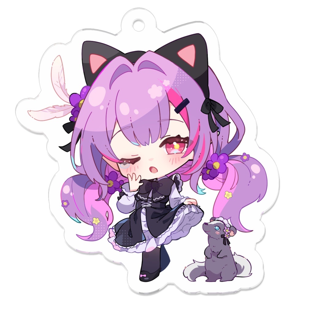【藍咲にあ】アクリルキーホルダー
