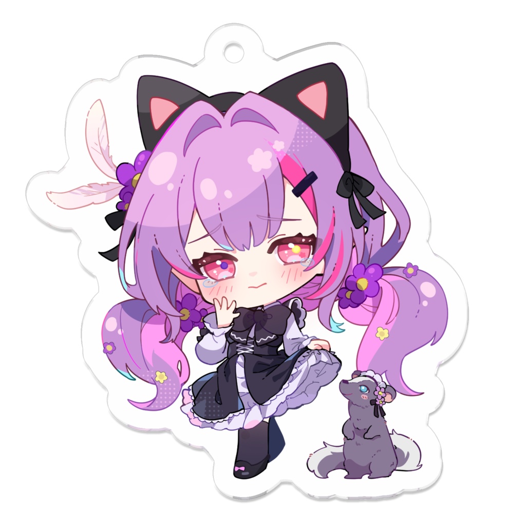 【藍咲にあ】アクリルキーホルダー