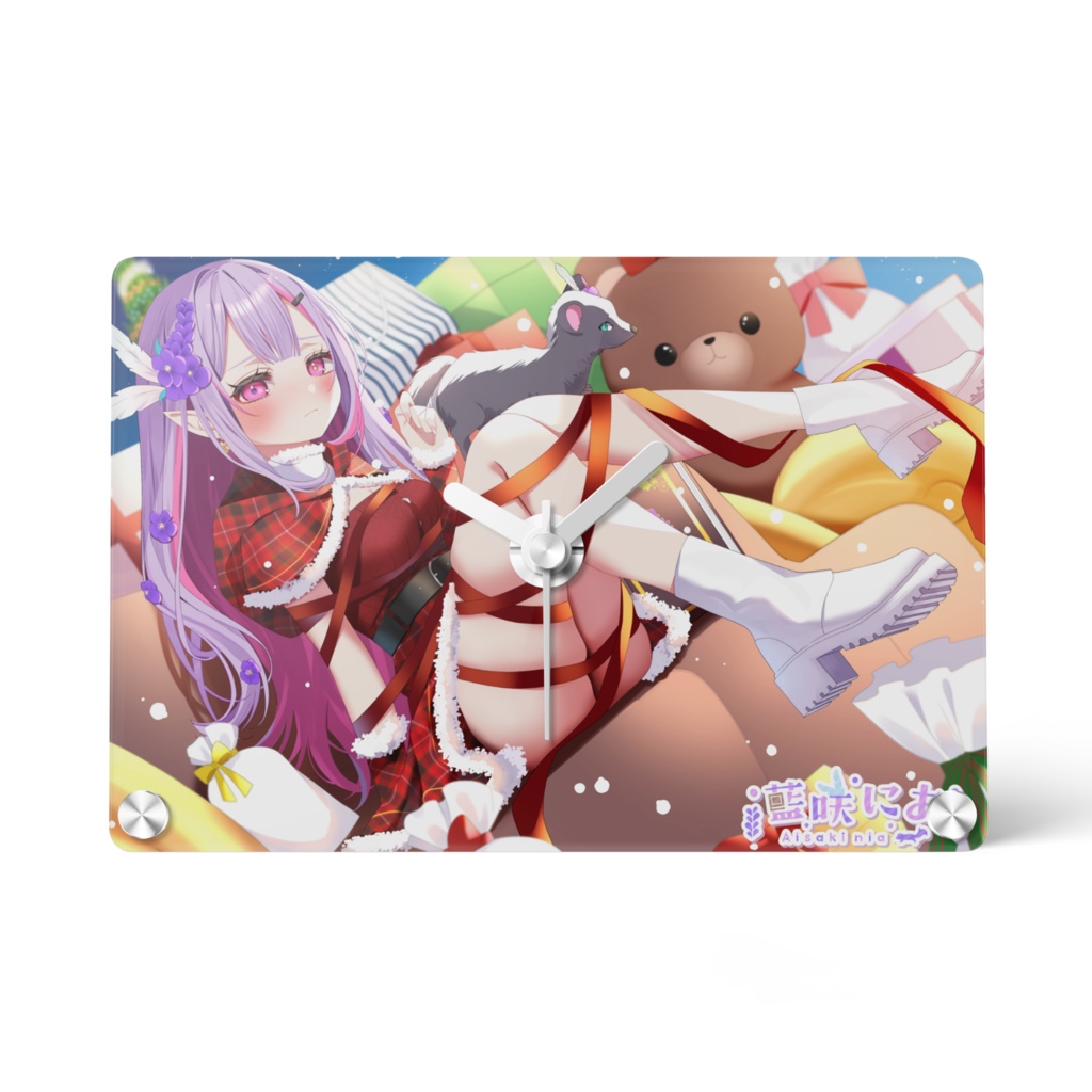 【藍咲にあ】アクリル時計