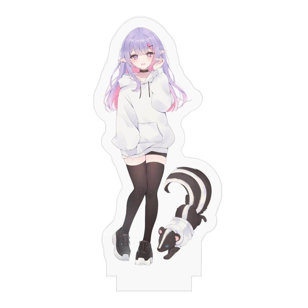 【藍咲にあ】アクリルフィギュア おめめグルグル