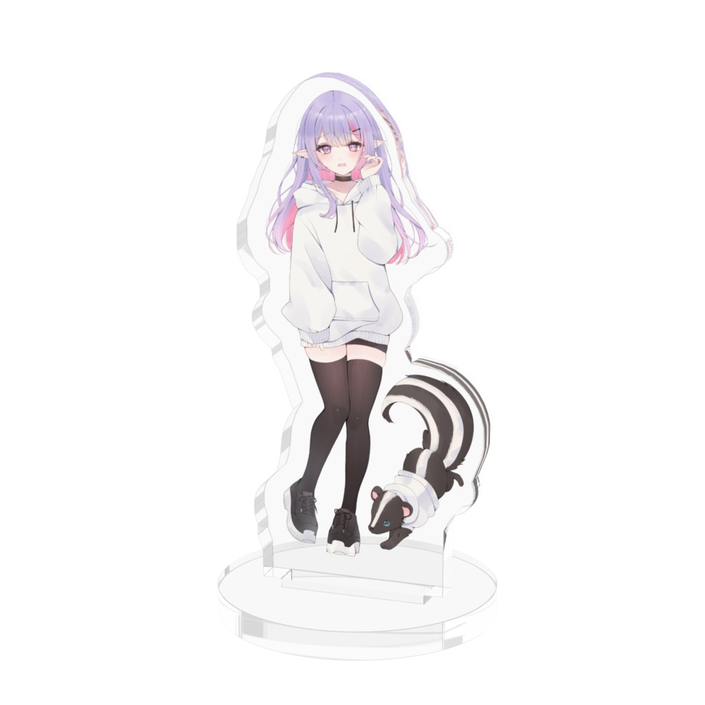 【藍咲にあ】アクリルフィギュア おめめグルグル