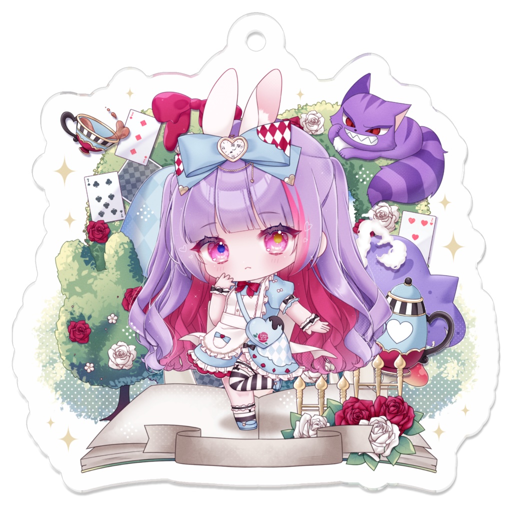 【藍咲にあ】アクリルキーホルダー