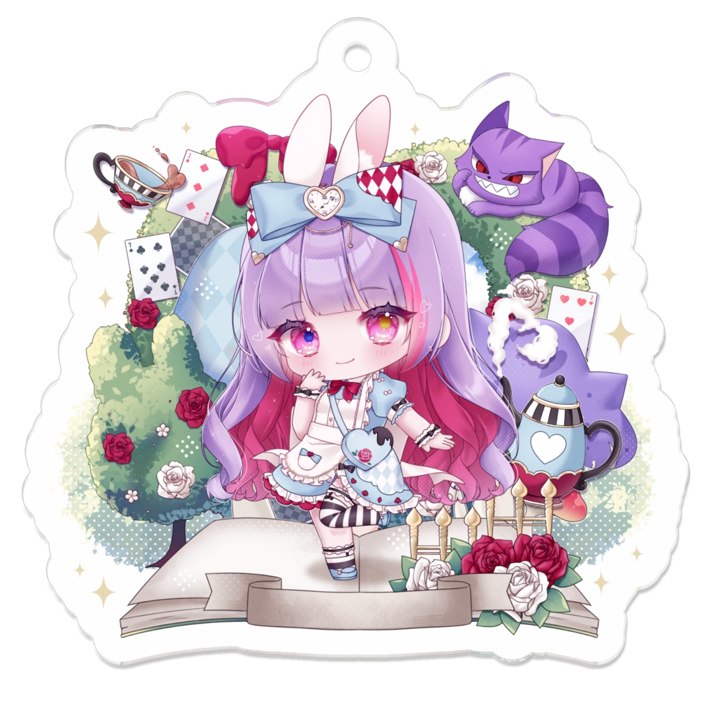 【藍咲にあ】アクリルキーホルダー