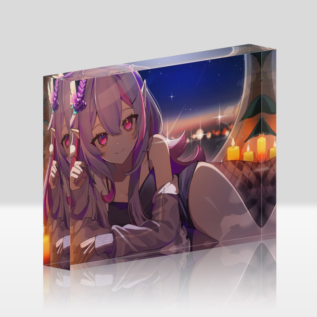 【藍咲にあ】アクリルブロック