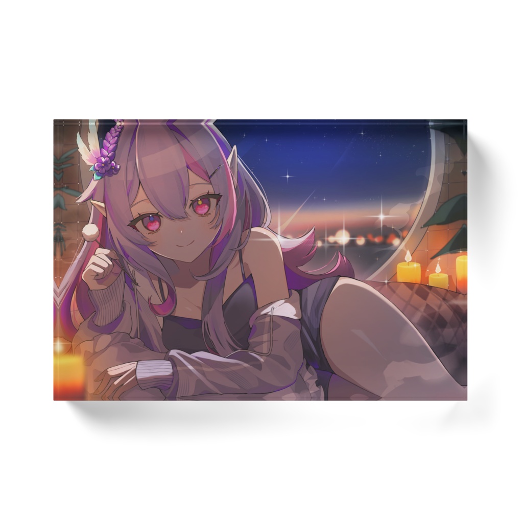 【藍咲にあ】アクリルブロック