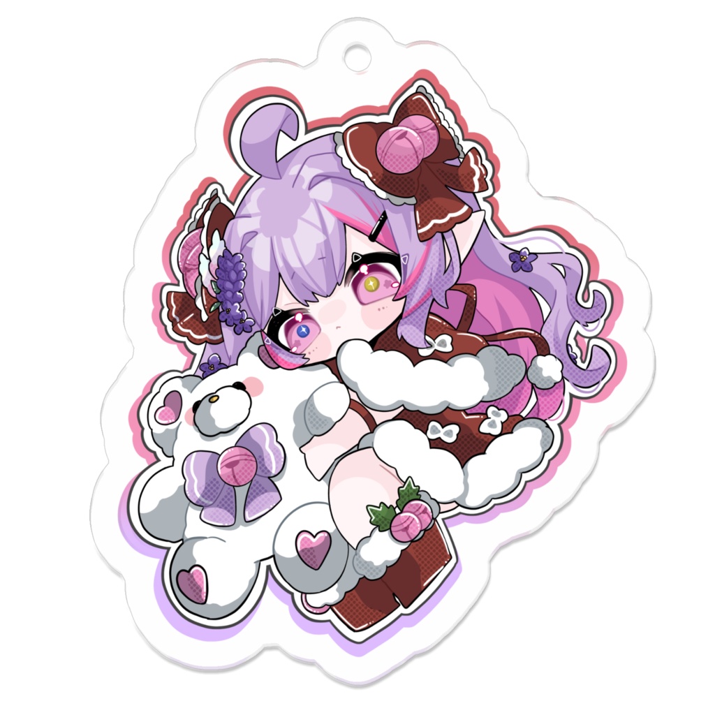 【藍咲にあ】アクリルキーホルダー
