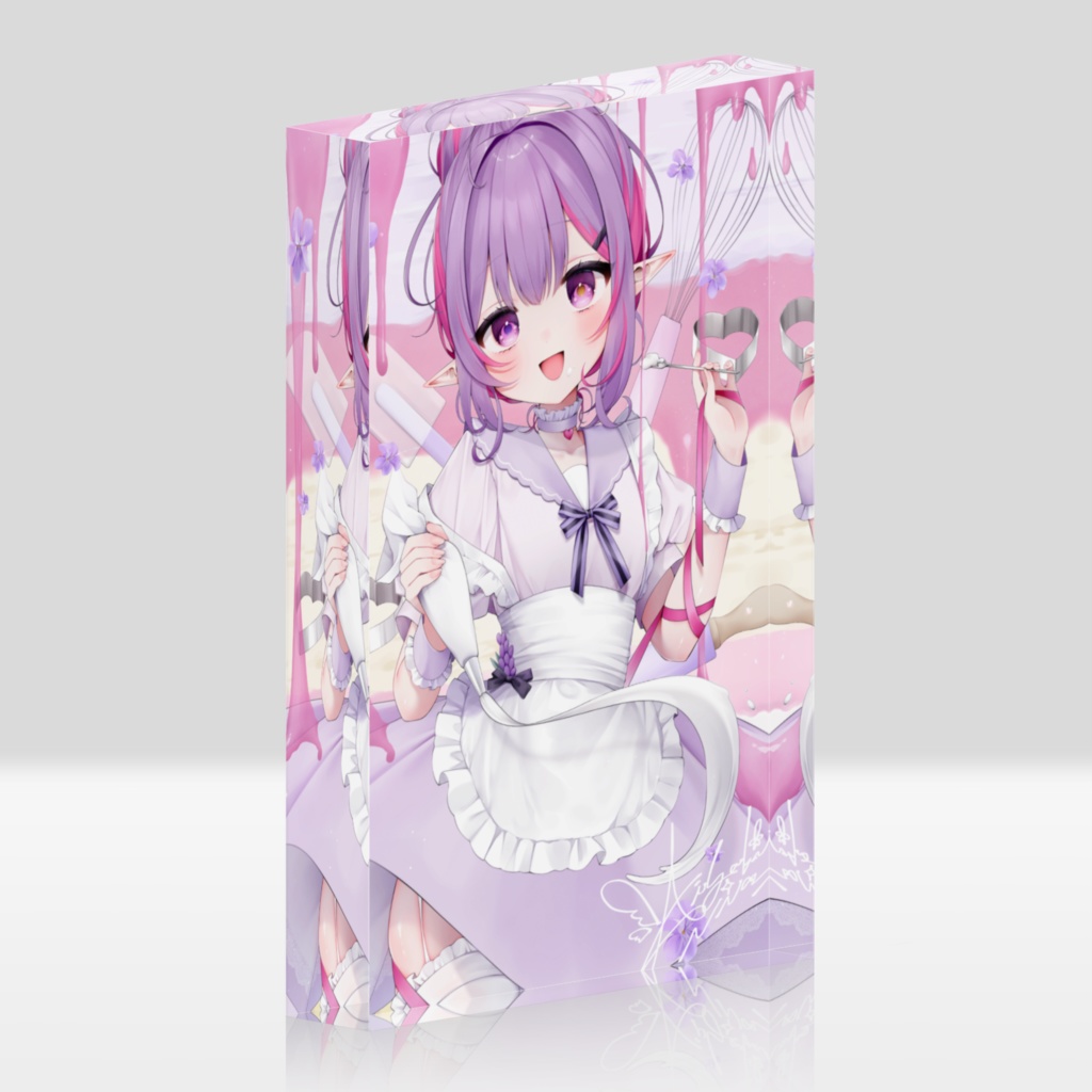【藍咲にあ】アクリルブロック