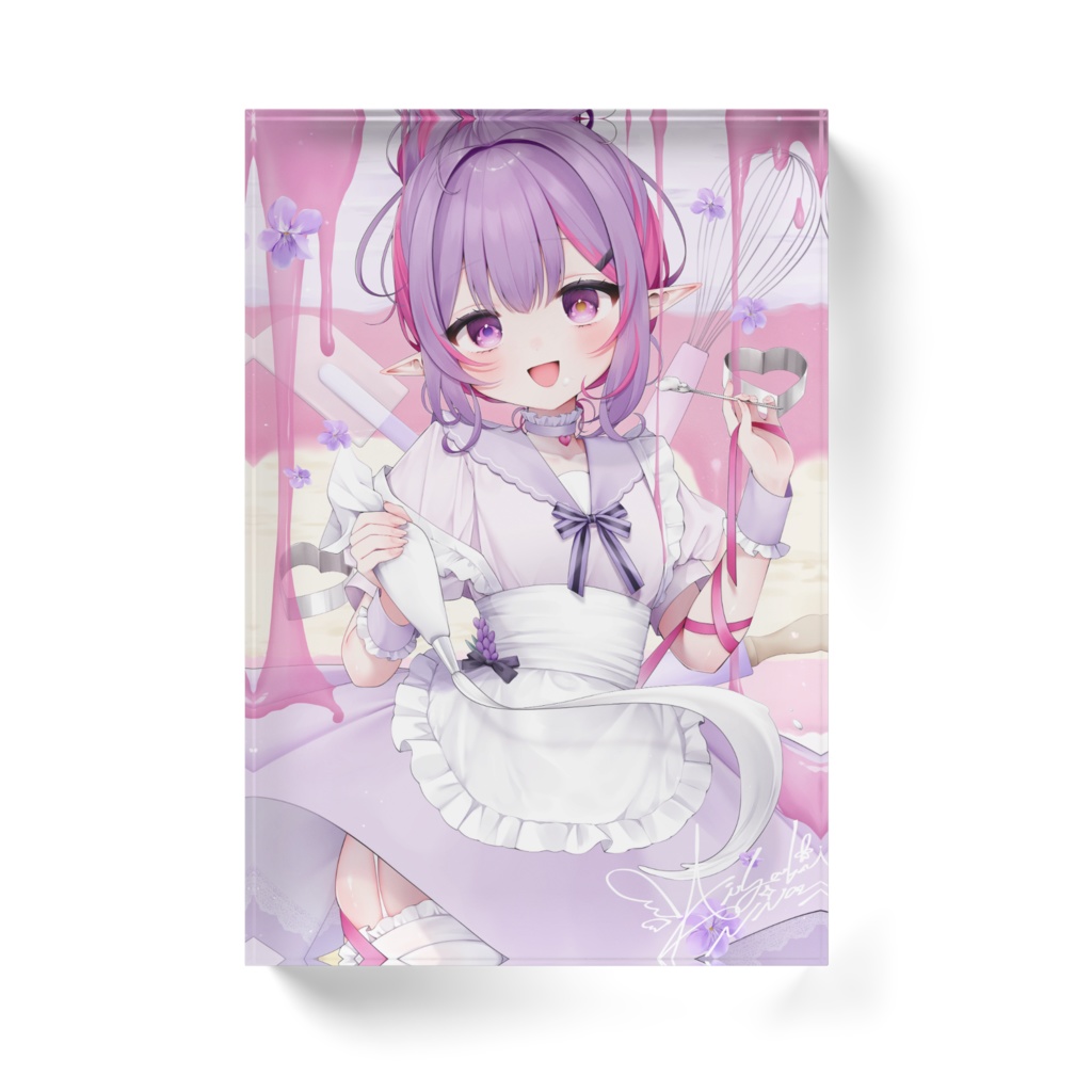 【藍咲にあ】アクリルブロック