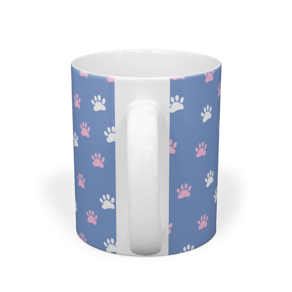 猫丸 マグカップ/ラベンダーブルー