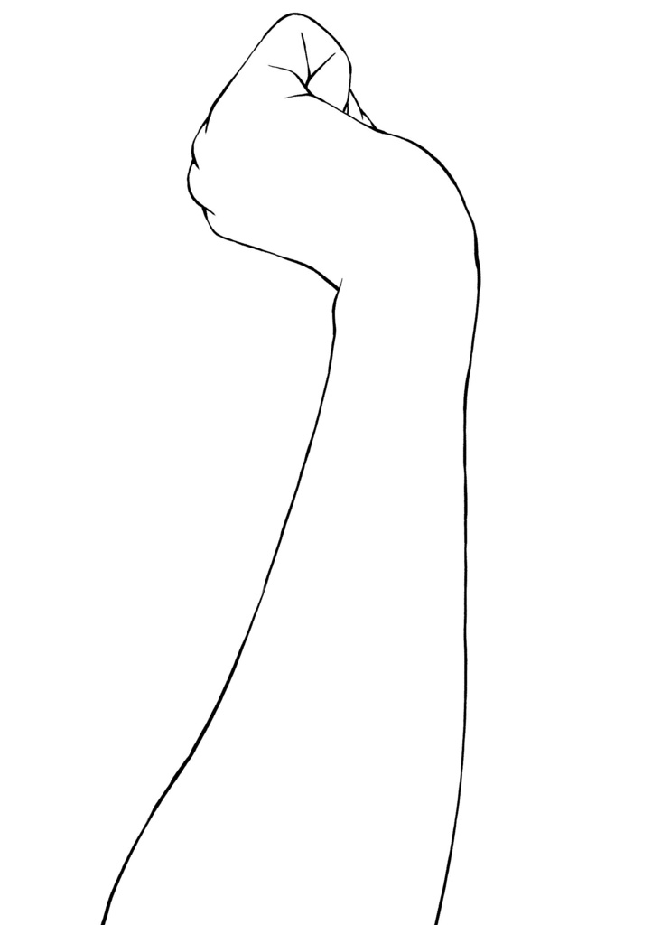 ✨頬杖(ほおづえ)をつく手ポーズ集:リラックス・退屈・アンニュイな表現に【漫画・イラスト用】背景透過PNG&ClipStudio用データ【無料サンプル有】:47