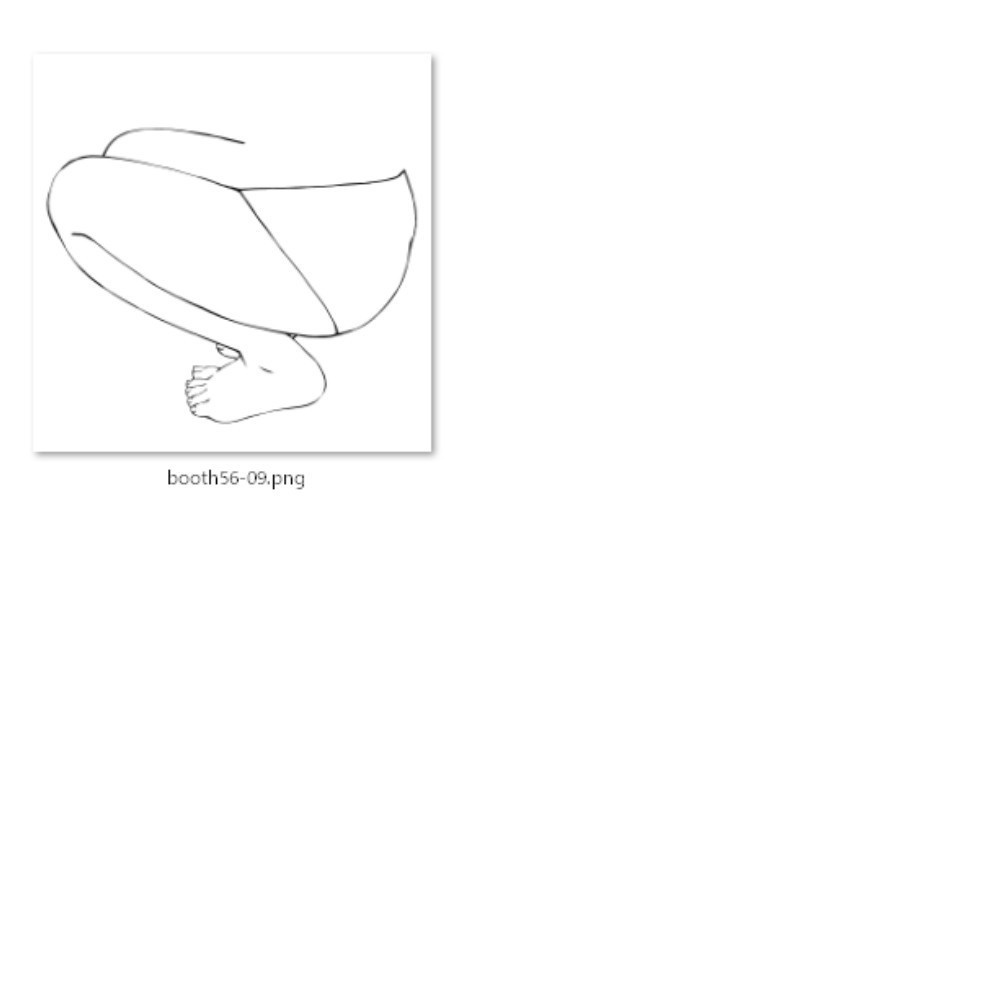 56.様々なアングルからのしゃがんだ足【イラスト・漫画用素材】無料サンプルございます