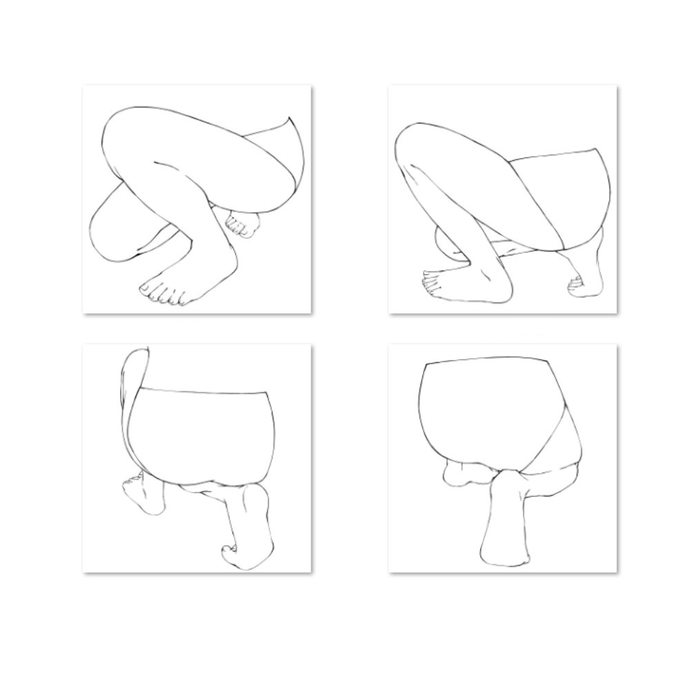 立て膝・片膝をついた座り姿【漫画・イラスト用】背景透過PNG&ClipStudio用データ【無料サンプル有】:62