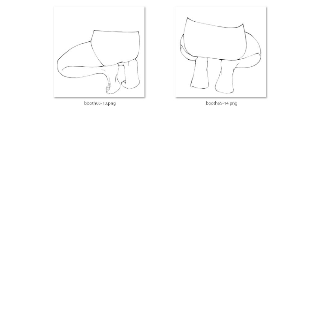 65.様々なアングルからの片膝を立てたあぐら・両ひざをついて座る足【イラスト・漫画用素材】無料サンプルございます
