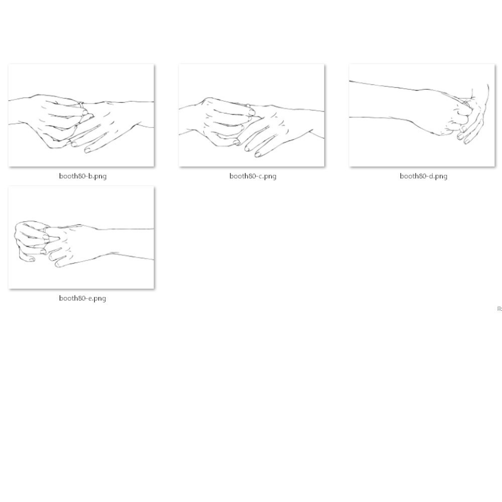 80.様々なアングルからの指輪をはめてもらう手・指輪をはめる手【イラスト・漫画用素材】無料サンプルございます