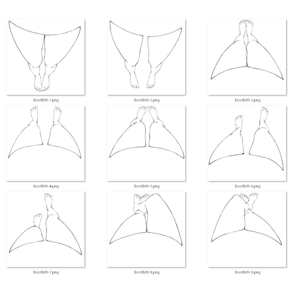 99.自分視点からの様々な足【イラスト・漫画用素材】無料サンプルございます
