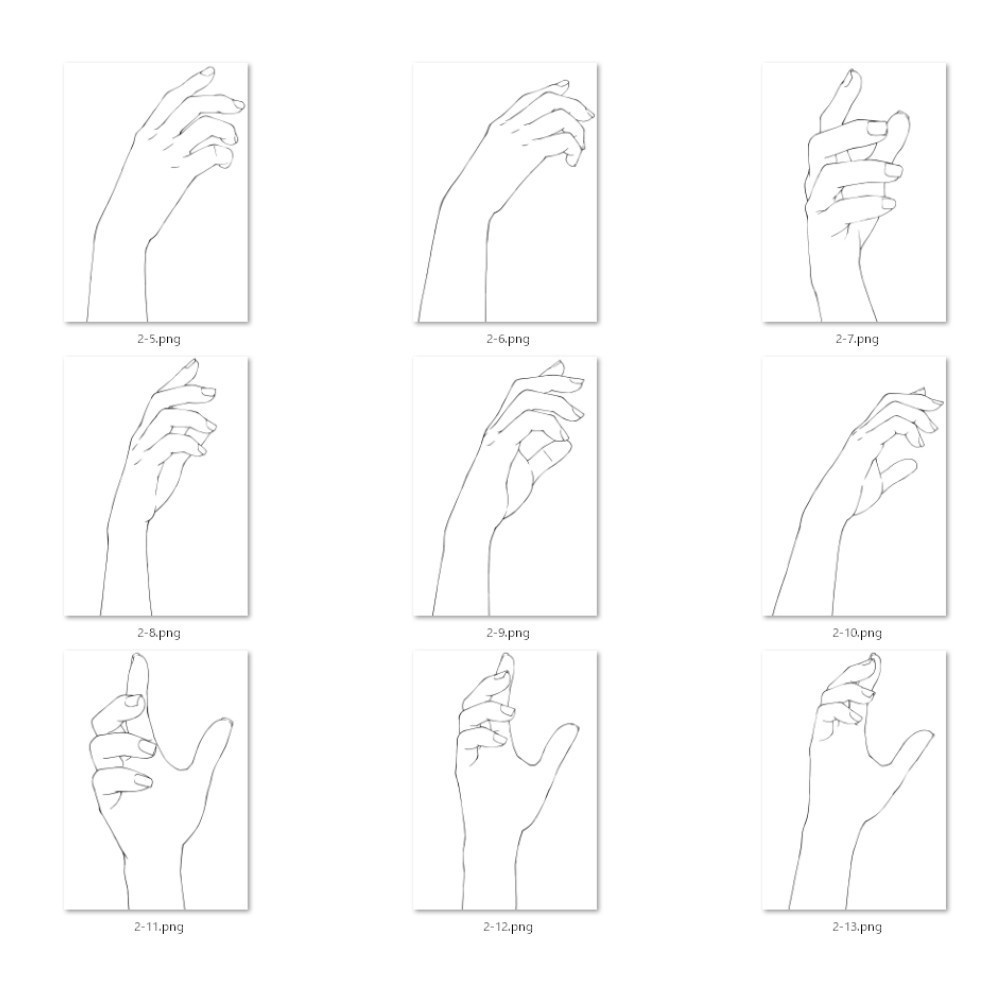 【新作リリース記念!20%OFF】【全52種】スマホを持つ手・手のみ素材集|多アングル網羅【漫画・イラスト用】背景透過PNG&ClipStudio用データ【無料サンプル有】:128