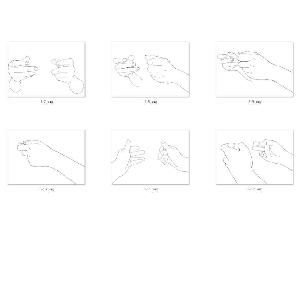 【新作リリース記念!20%OFF】【全52種】スマホを持つ手・手のみ素材集|多アングル網羅【漫画・イラスト用】背景透過PNG&ClipStudio用データ【無料サンプル有】:128