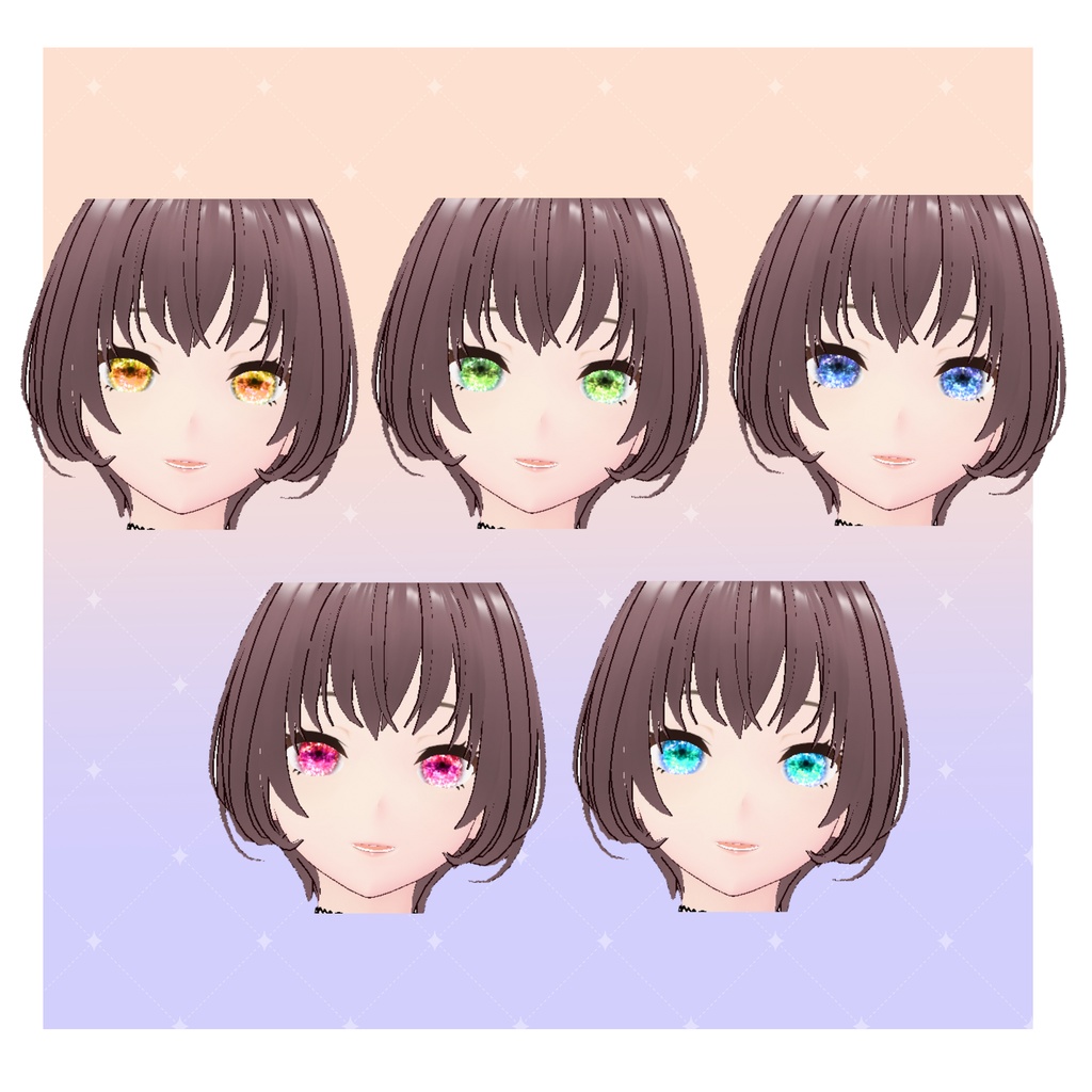 【VRoid用】宝石瞳テクスチャ【正式版】