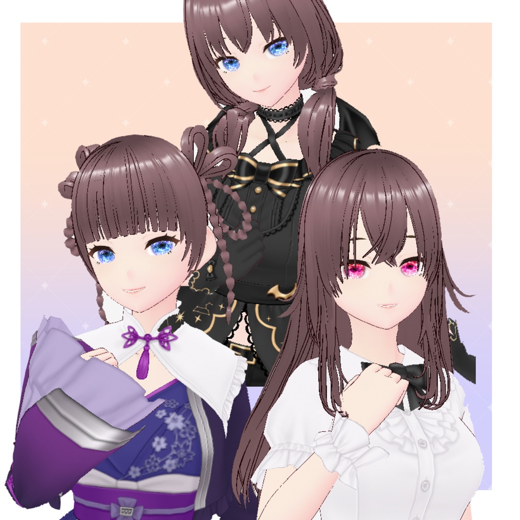 【VRoid用】宝石瞳テクスチャ【正式版】