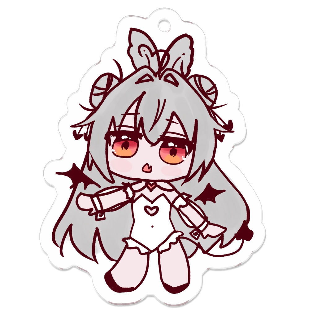 しゃおたん手書きアクキー