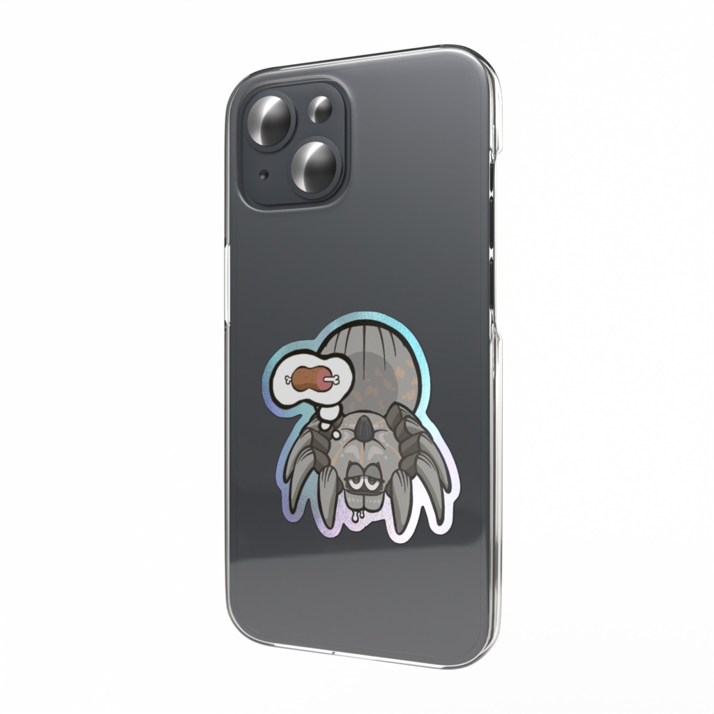 ゆる~いタランチュラステッカー<ストレートホーンドバブーン>