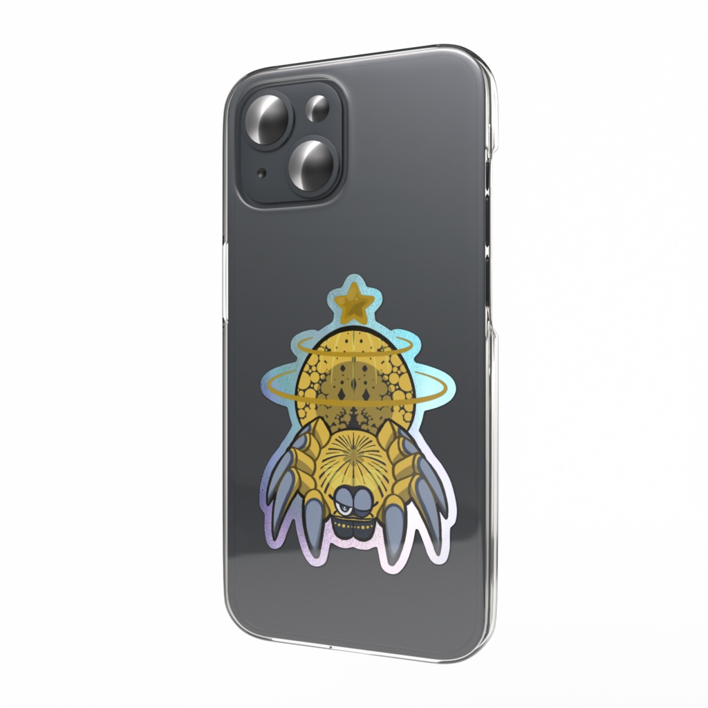 ゆる~いタランチュラステッカー<ゴールデンブルーレッグ>