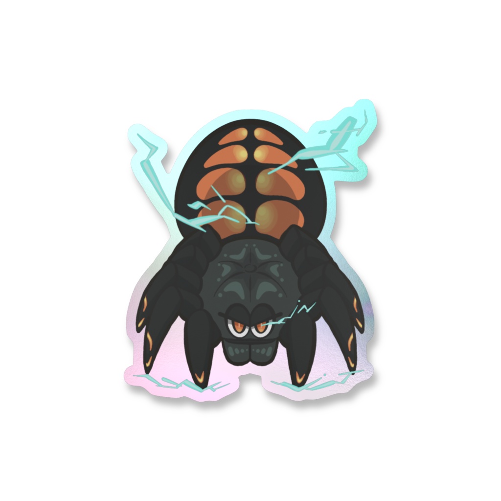 ゆる~いタランチュラステッカー<ベネズエラサンタイガー>