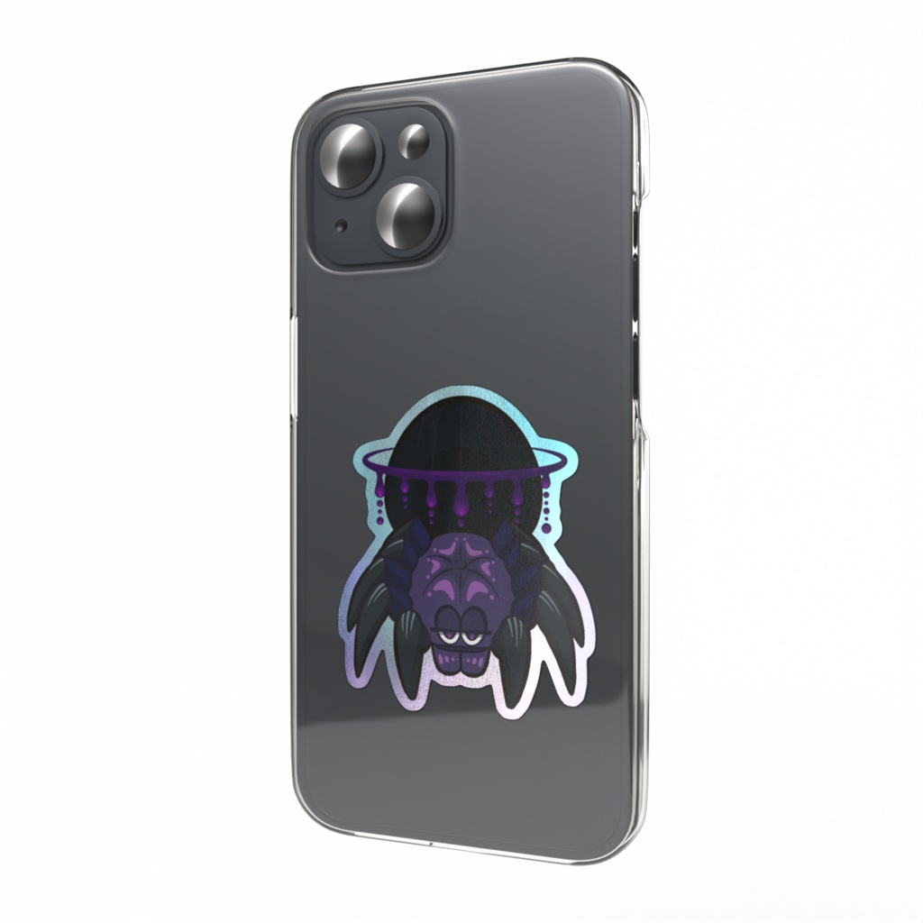 ゆる~いタランチュラステッカー<ドミニカンパープル>