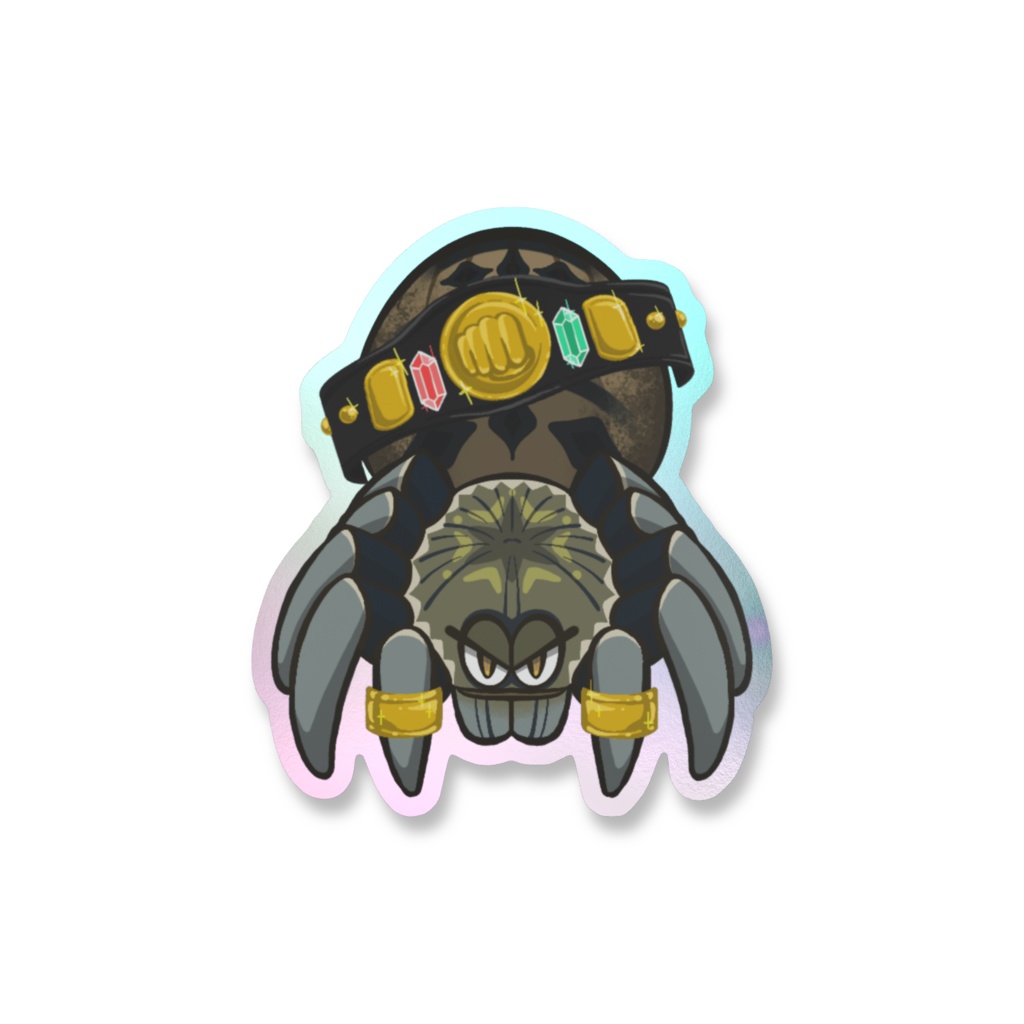 ゆる~いタランチュラステッカー<ハイナンジャイアント>