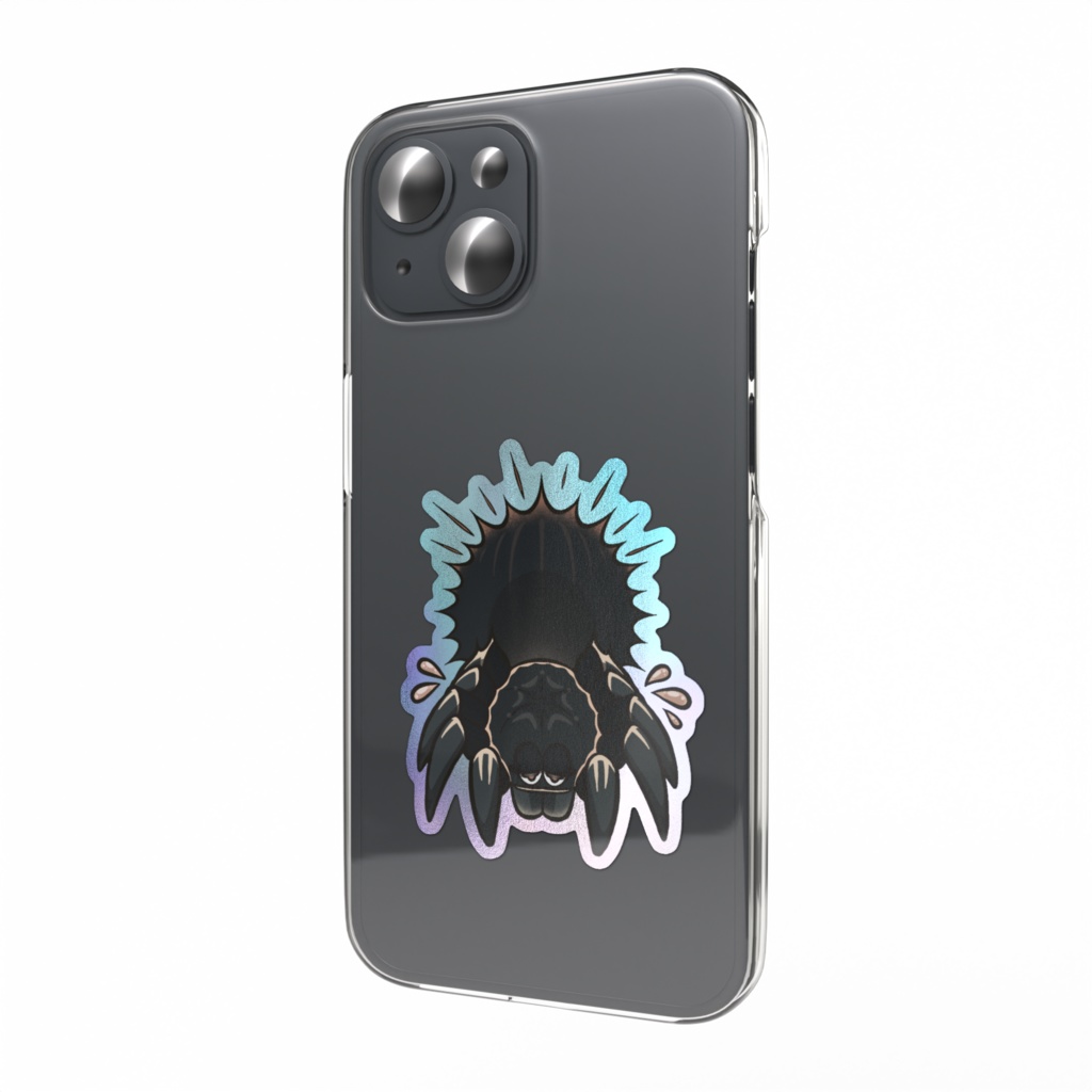 ゆる~いタランチュラステッカー<ブラジリアンサーモンピンク>