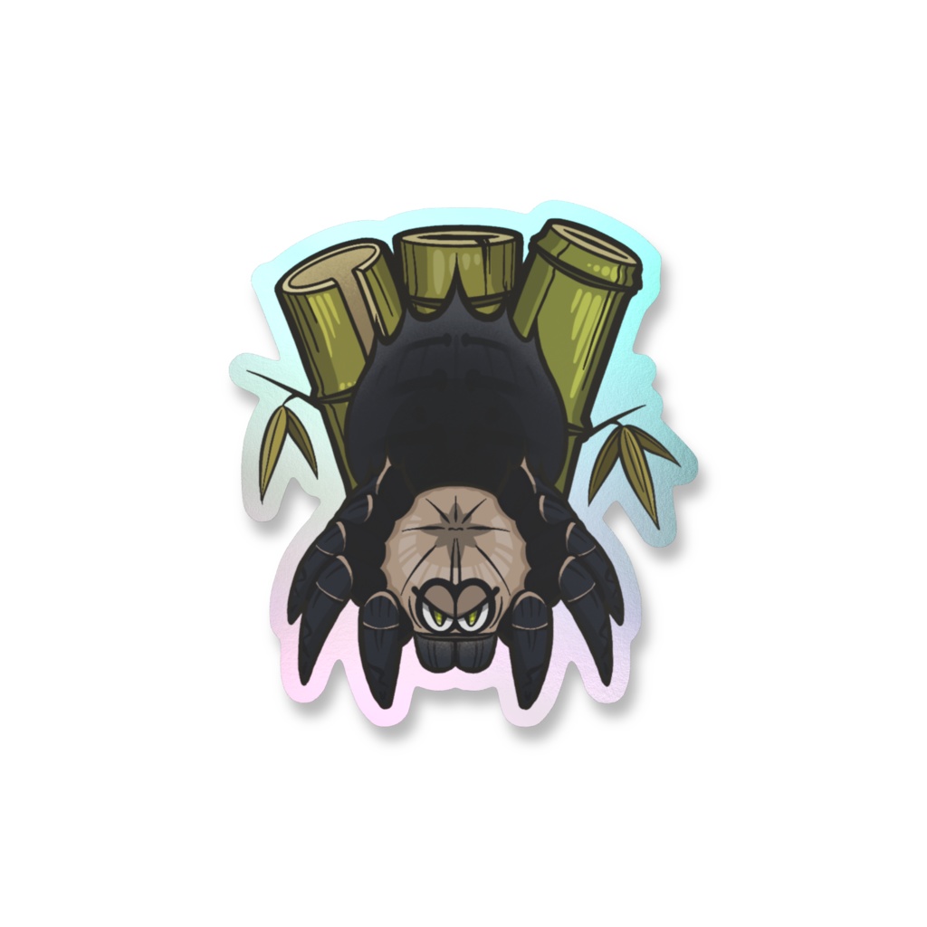 ゆる~いタランチュラステッカー<タクシンバンブーツリー>