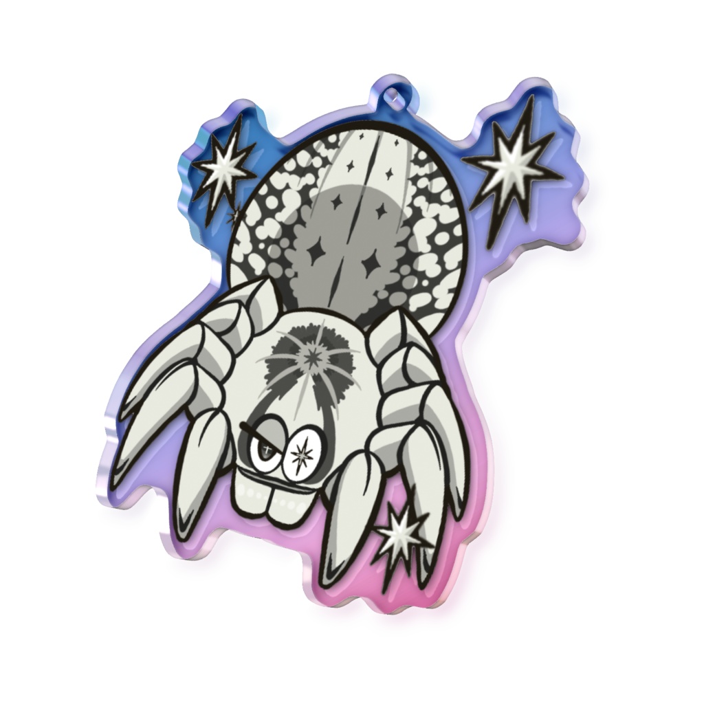 ゆる~いタランチュラアクキー<トーゴスターバースト>