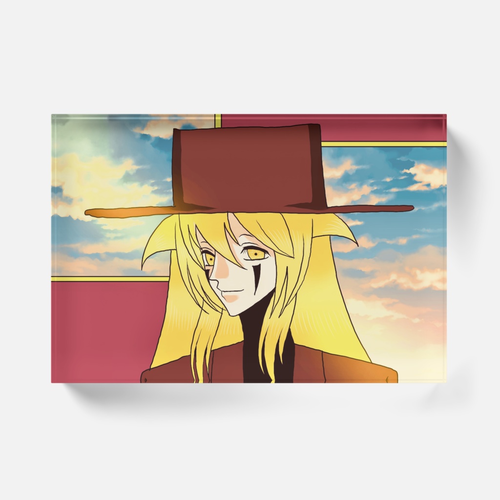 下坂アレハンドロアクリルブロッククリア